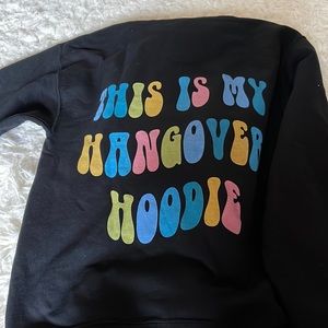 Black hooded sweatshirt!